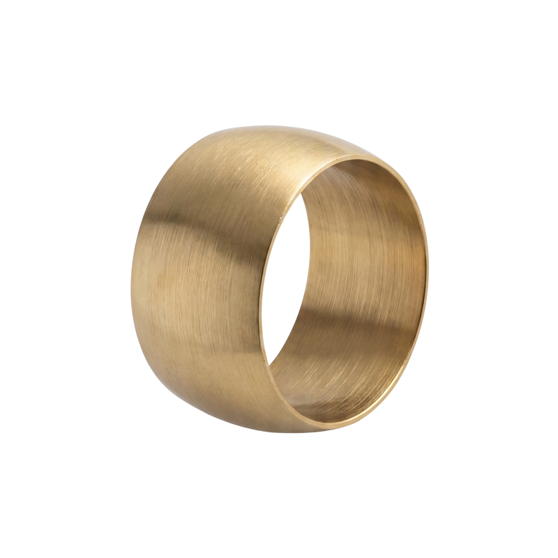 Napkin Ring - Brass Dome
