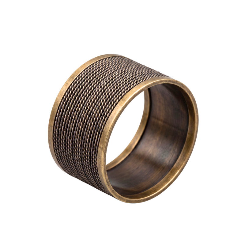 Napkin Ring - Brass Wired
