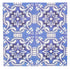 Moroccan Nights Paper Cocktail Napkins featuring intricate blue and white tile pattern. Elevate your party with these elegant guest towel napkins. Perfect for weddings, dinner parties, and special occasions. From Party Social.