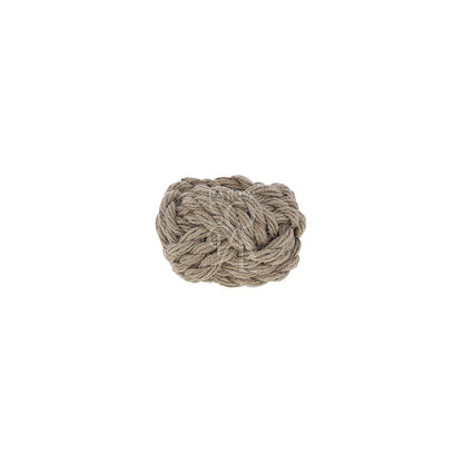 NAPKIN RING - CORDED JUTE ROUND features a natural jute weave, ideal for enhancing event tablescapes, aligning with Party Social&