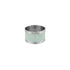 NAPKIN RING - SILVER & AQUA ROUND, a sleek, round napkin ring designed for versatile tablescapes, ideal for enhancing party and event table settings.