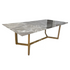 NATURAL BASE WITH GREY MARBLE TOP table featuring a sleek marble surface and sturdy steel legs, ideal for events and home gatherings. Perfect for Party Social&
