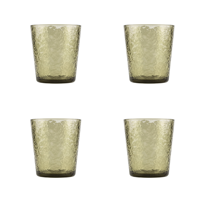 Olive Frost Acrylic Tumbler Glass - Set of 4