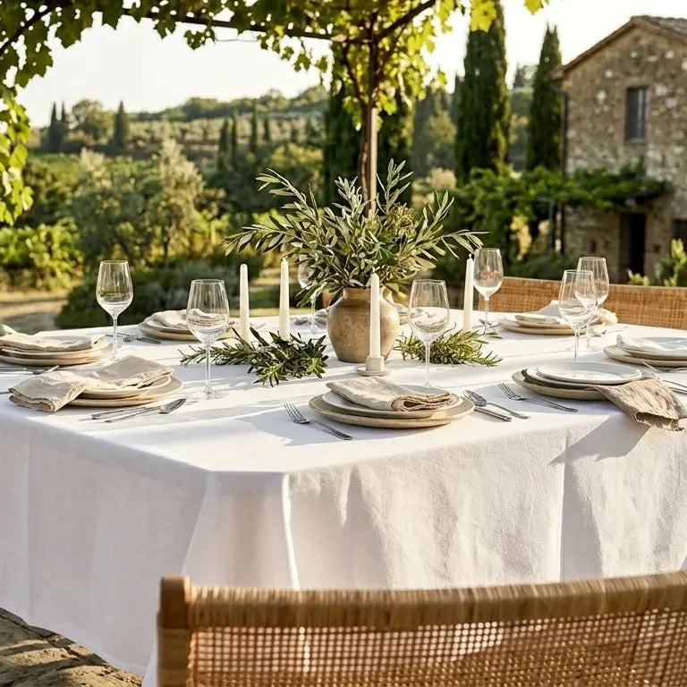 Paper Linen Solid Table Cover - 1 Each