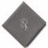 A square pavement linen napkin displayed diagonally on a clean white background.
