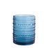 Navy Blue Vintage Pearl Tumbler with hobnail texture, ideal for elegant event settings like weddings and parties, offering a modern, refined touch.