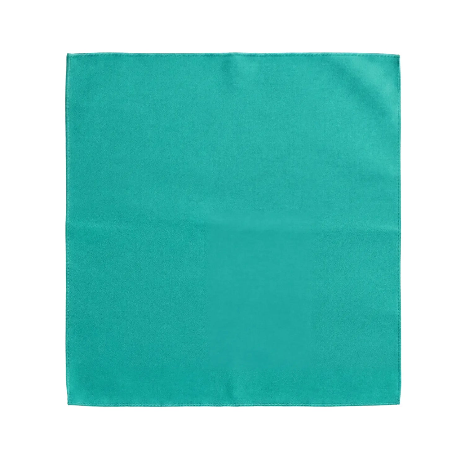 Polycotton Napkins- 4 per pack; a teal polyester dinner napkin, 50x50cm, perfect for reusable table setting at events or dinners.