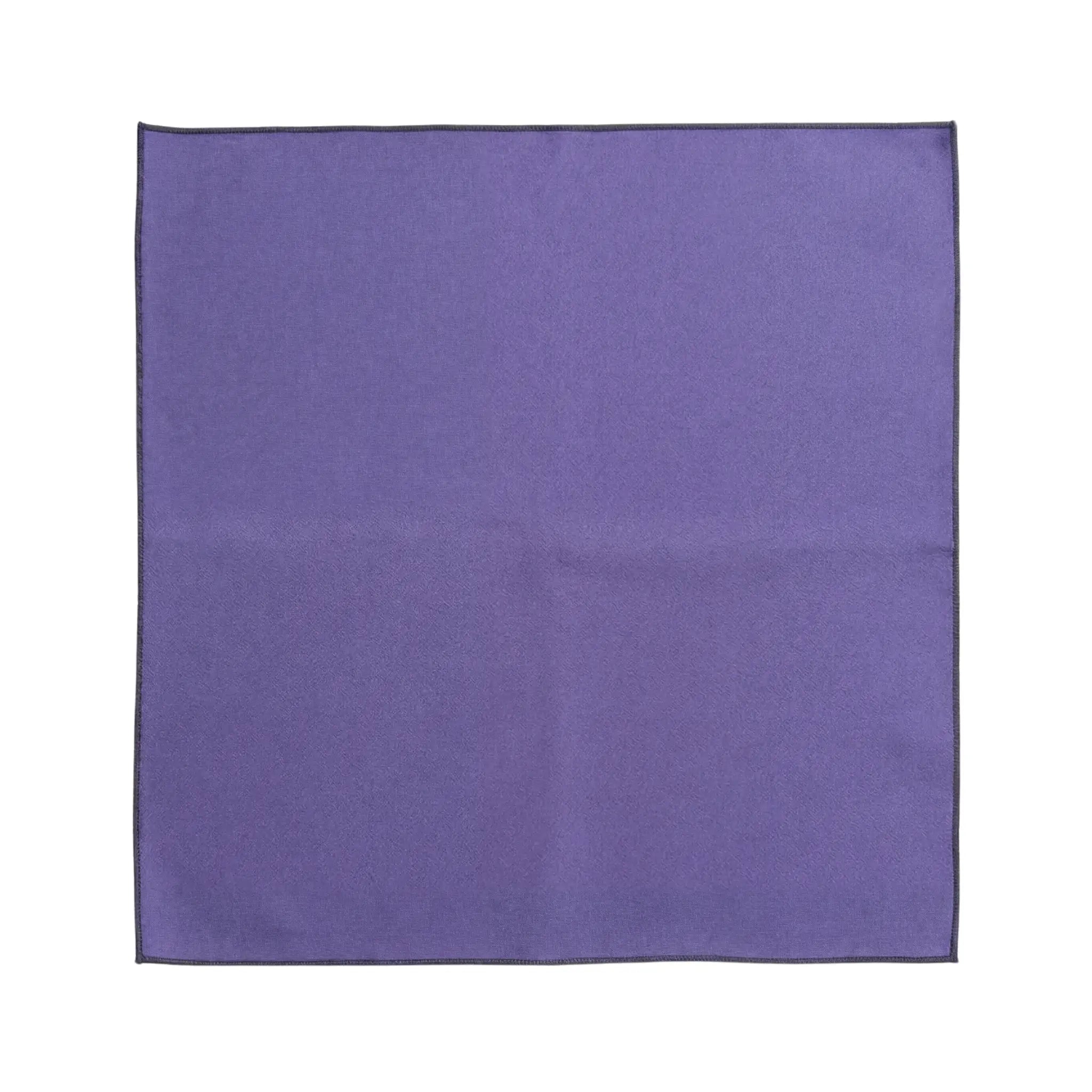 Polycotton Napkins- 4 per pack: A plain, square purple napkin, ideal for enhancing your dining table with a reusable, classic touch.