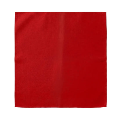 Polycotton Napkins - 4 per pack, featuring a plain, solid-red design, perfect for adding elegance and reusability to your dining table setup.