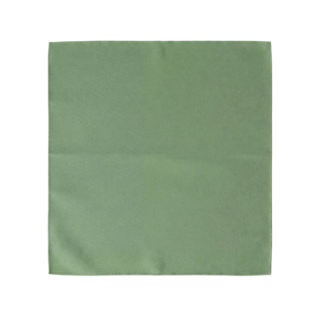 Polycotton Napkins- 4 per pack. Muted sage-green microfiber napkin with neat edges, ideal for enhancing table settings at events or dinners.