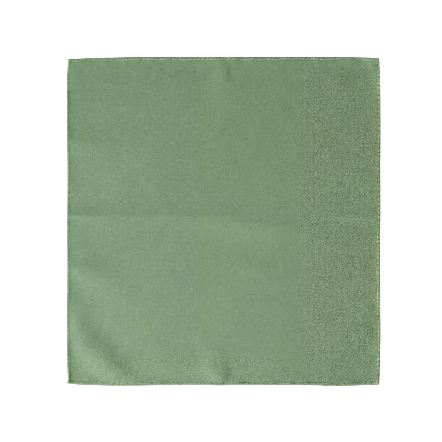Polycotton Napkins- 4 per pack. Muted sage-green microfiber napkin with neat edges, ideal for enhancing table settings at events or dinners.