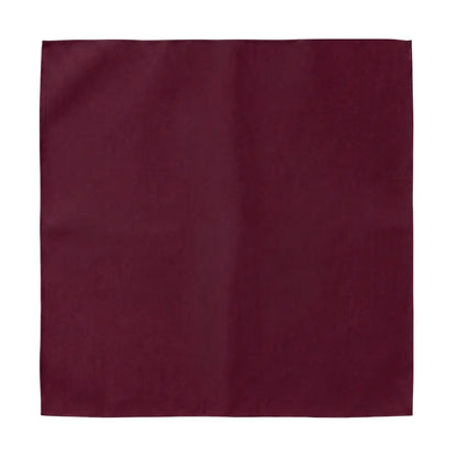 Polycotton Napkins- 4 per pack: A deep burgundy dinner napkin, 50x50 cm, perfect for elevating your table setting with elegance and reusability.