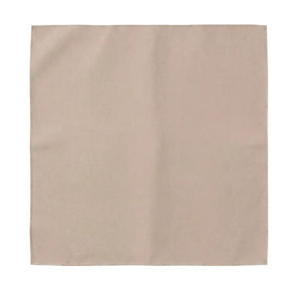Polycotton Napkins, 4 per pack, shown flat with stitched edges; ideal for enhancing dinner table settings, reusable and easy to wash.
