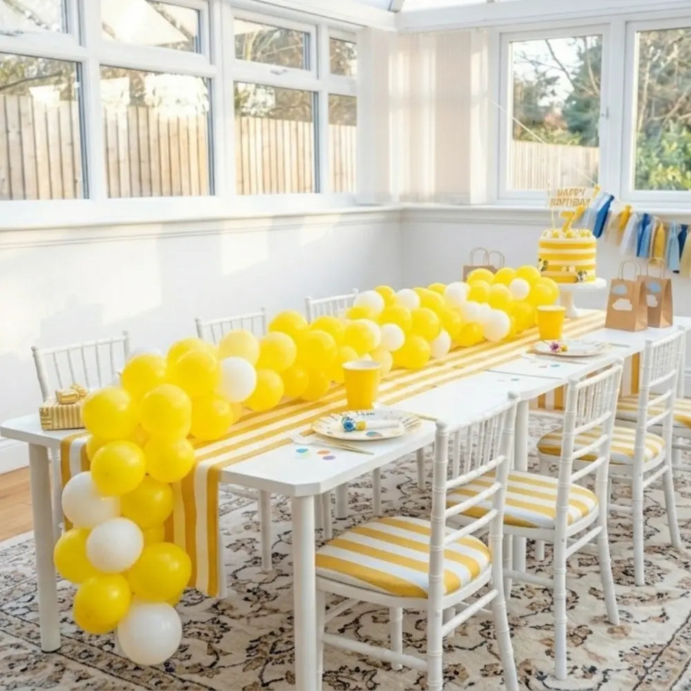 Balloon Garland or runner for table decoration 