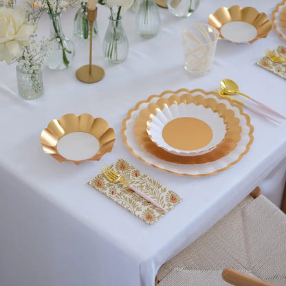 Lotus Paper Dinner Plate- 8 Per Package