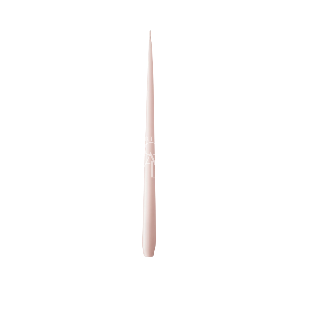 Close-up of a Slim Tapered Smokeless and Dripless Candle, 32cm, showcasing its elegant design, ideal for enhancing the ambience at events.