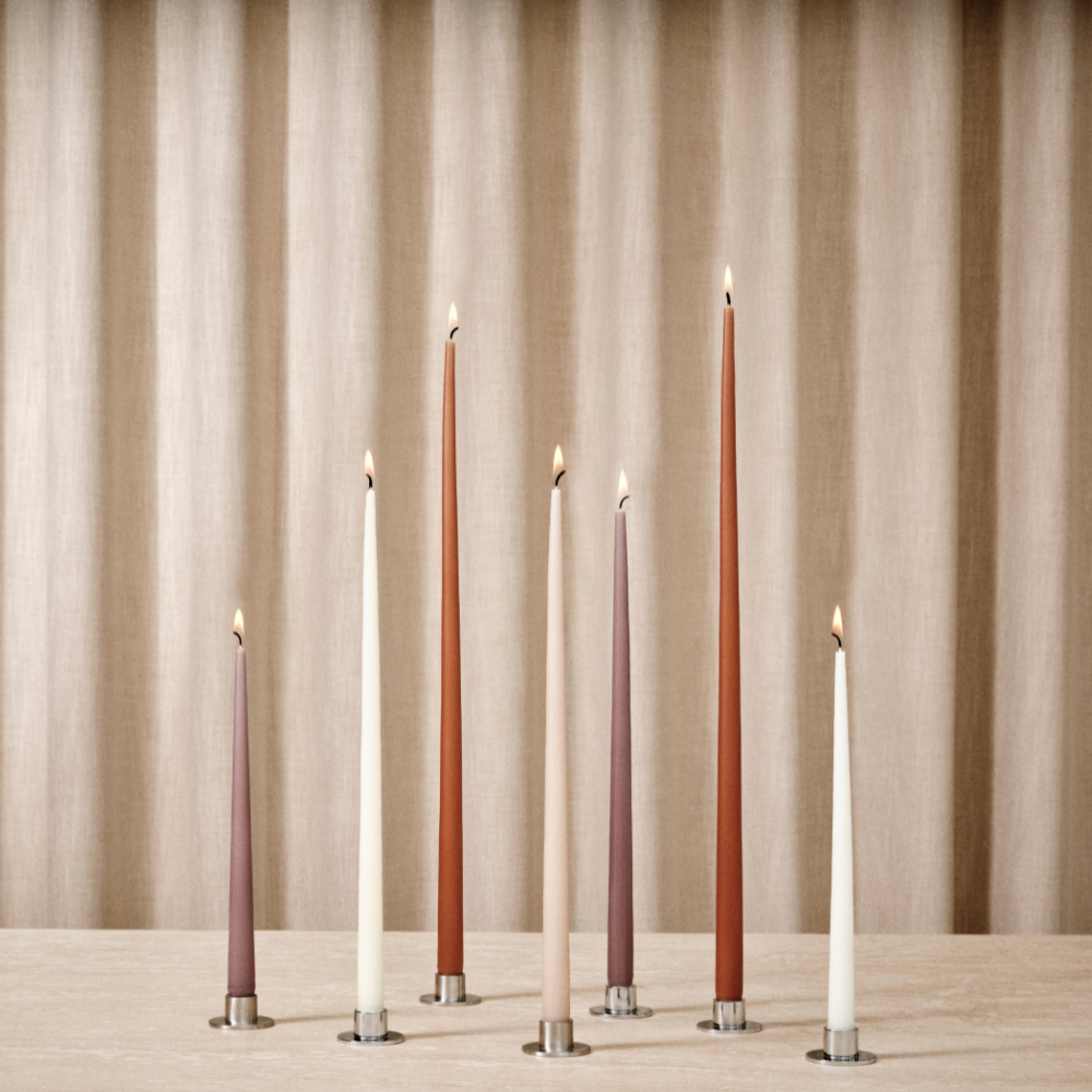 Slim Tapered Smokeless and Dripless Candles, 32cm