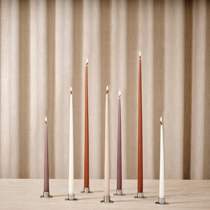 Slim Tapered Smokeless and Dripless Candles, 32cm