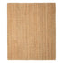 RUG NATURAL JUTE: A square, woven jute rug in neutral tan, perfect for enhancing event settings with a touch of natural elegance.