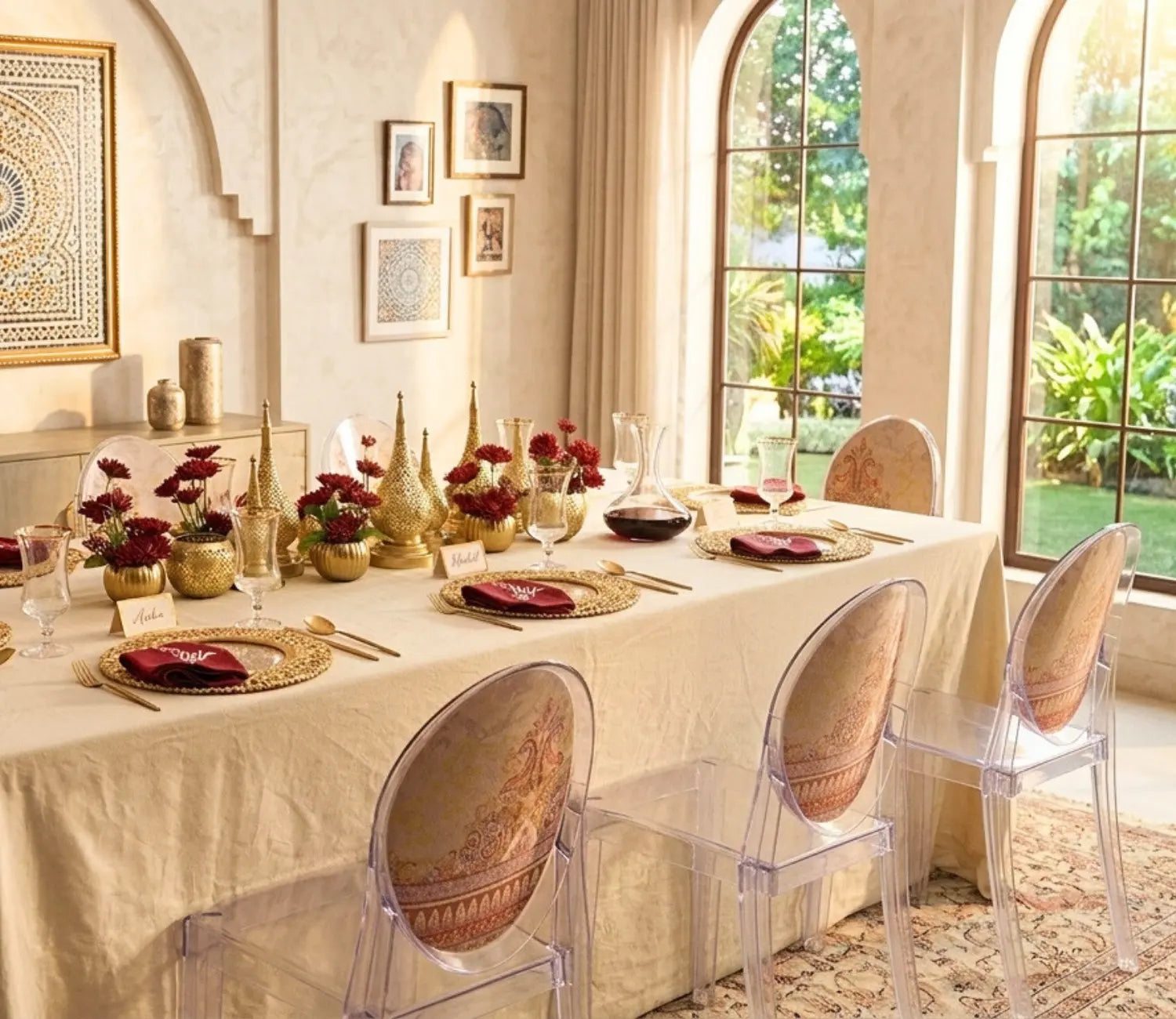 Ramadan Table Setup Decoration and Party Packages