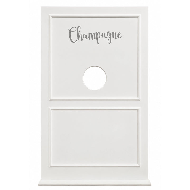 Rectangular Backdrop with Hole – White
