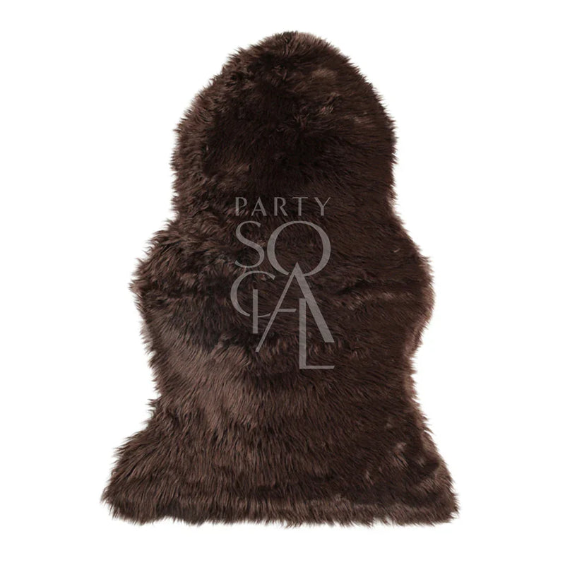 Sheepskin Curved Rug