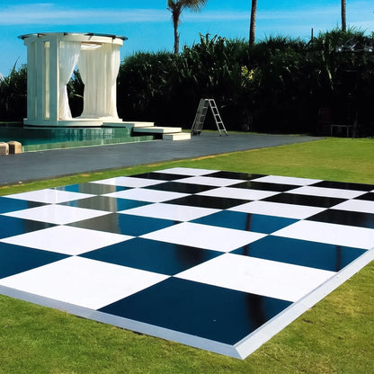 Square Checkered Dancefloor  customise for weddings 