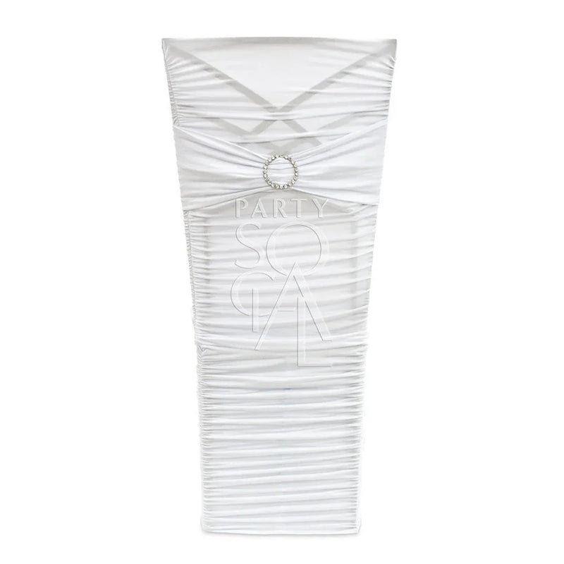CHAIR COVER WHITE STRETCH CHAMELEON