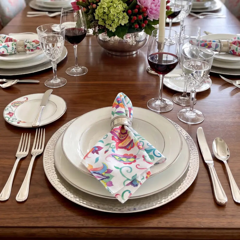 Summer Florals Polyester Napkins