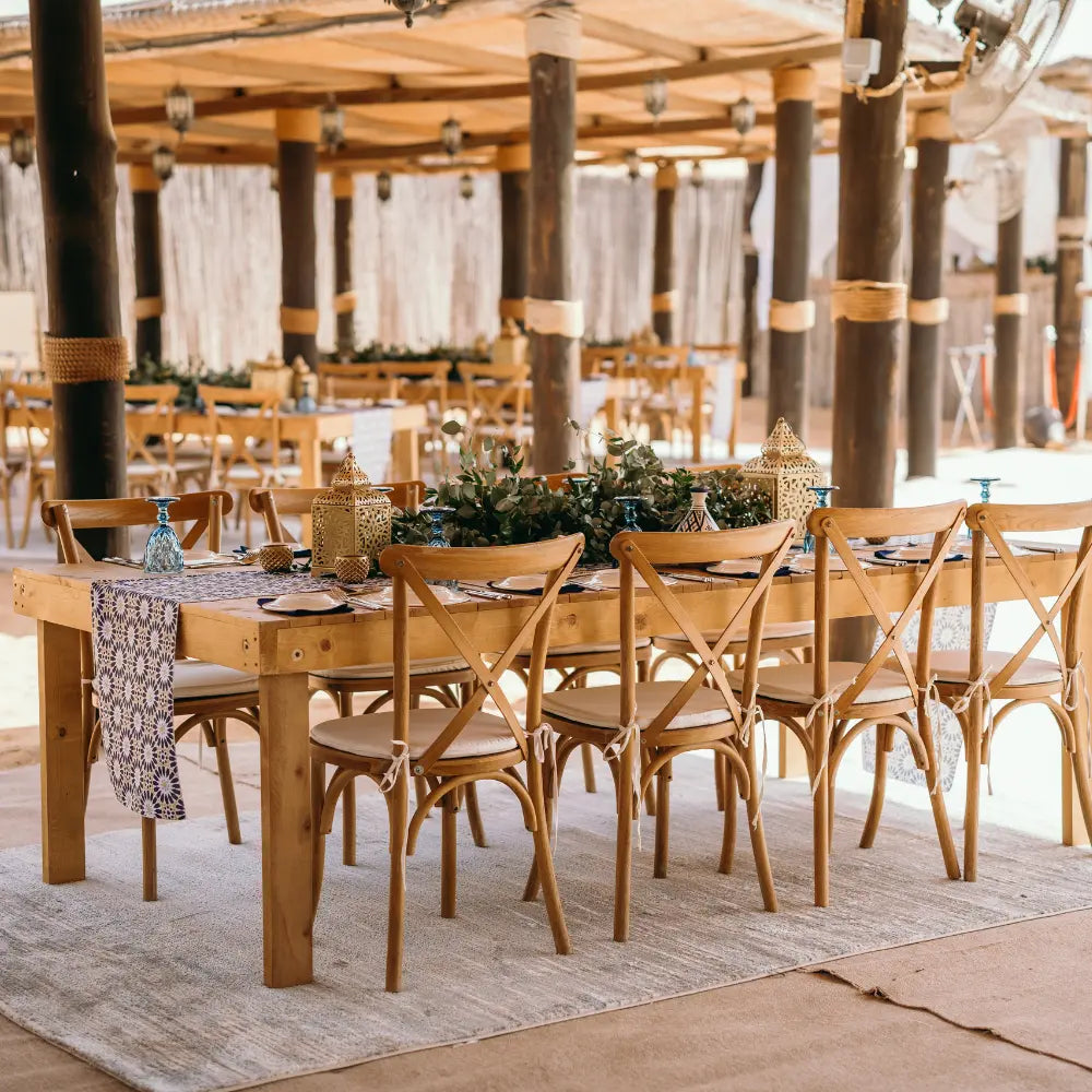 Dining Tables for wedding, birthday, corporate, baby shower or any time of event