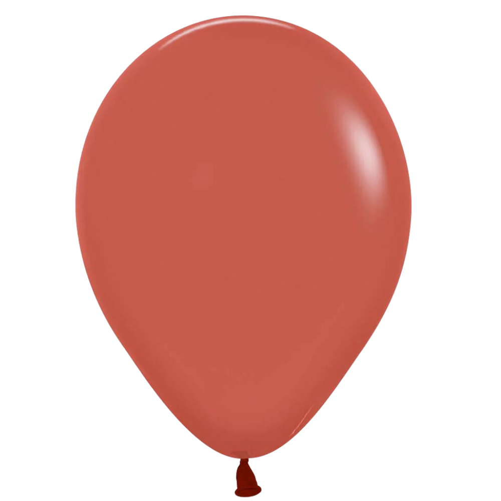 Terracotta heart-shaped balloon, perfect for parties and events from Party Social.