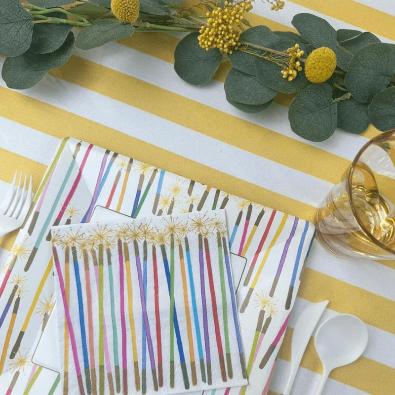 Party Candles Paper Luncheon Napkins - 20 Per Package