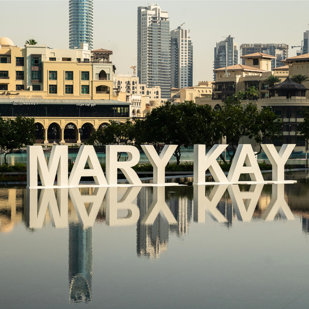 Standing Wood Letter on display over a reflective water surface, ideal for weddings or special events, enhancing entrances or photo opportunities from Party Social.