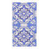 Moroccan Nights Paper Guest Towel Napkins- 20 Per Package, featuring intricate blue and white patterns, perfect for adding elegance to any party.