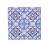 Moroccan Nights Paper Cocktail Napkins - 20 Per Package, featuring an intricate blue and white tile pattern, perfect for adding elegance to any party setup.