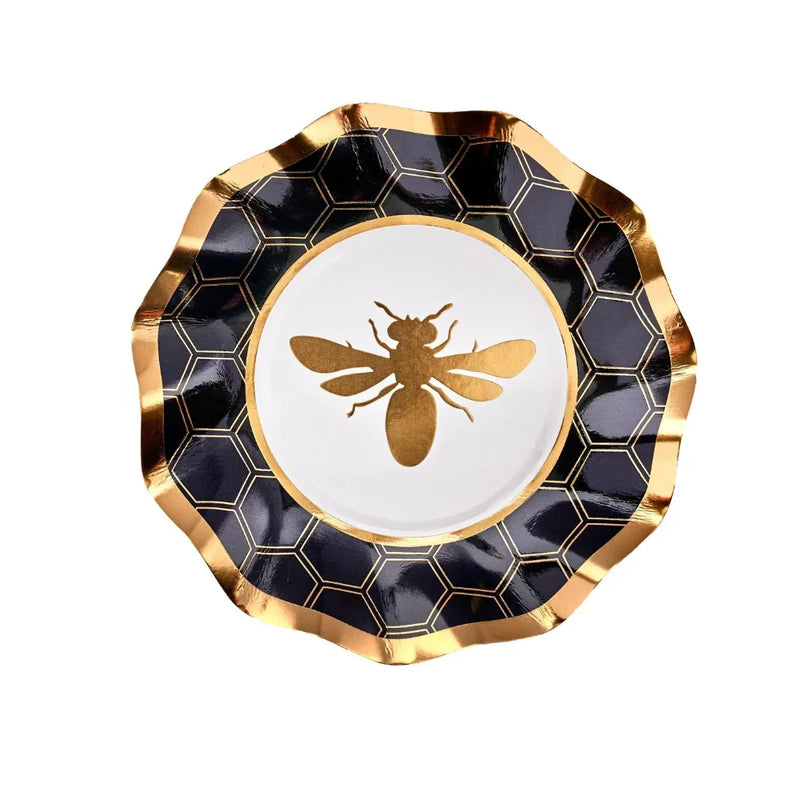 HoneyBee Paper Appetizer & Dessert Bowl- 8 per package