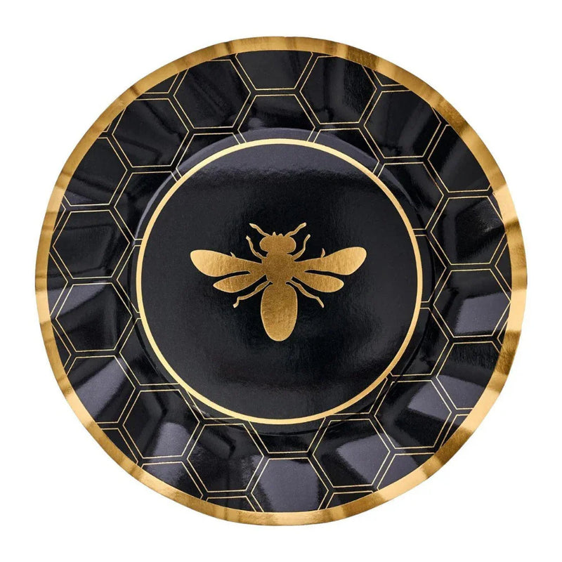 HoneyBee Paper Dinner Plate- 8 per package