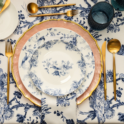 Blue Peacock Plates