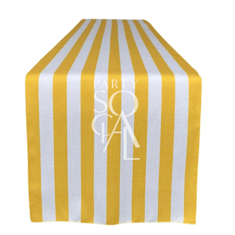 Yellow Stripes Table Runners