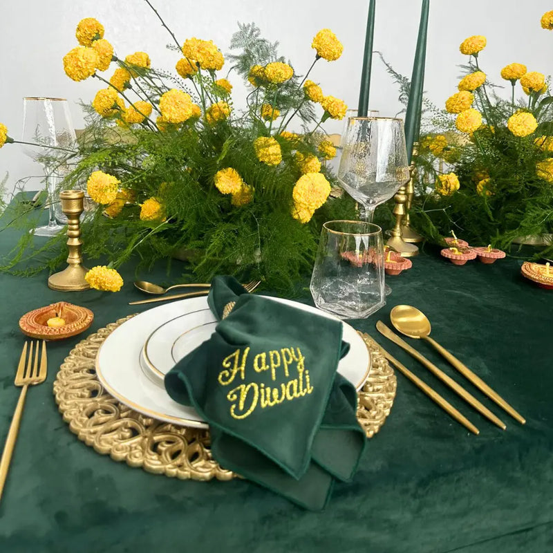 Happy Diwali - Printed Napkins - 4 per pack