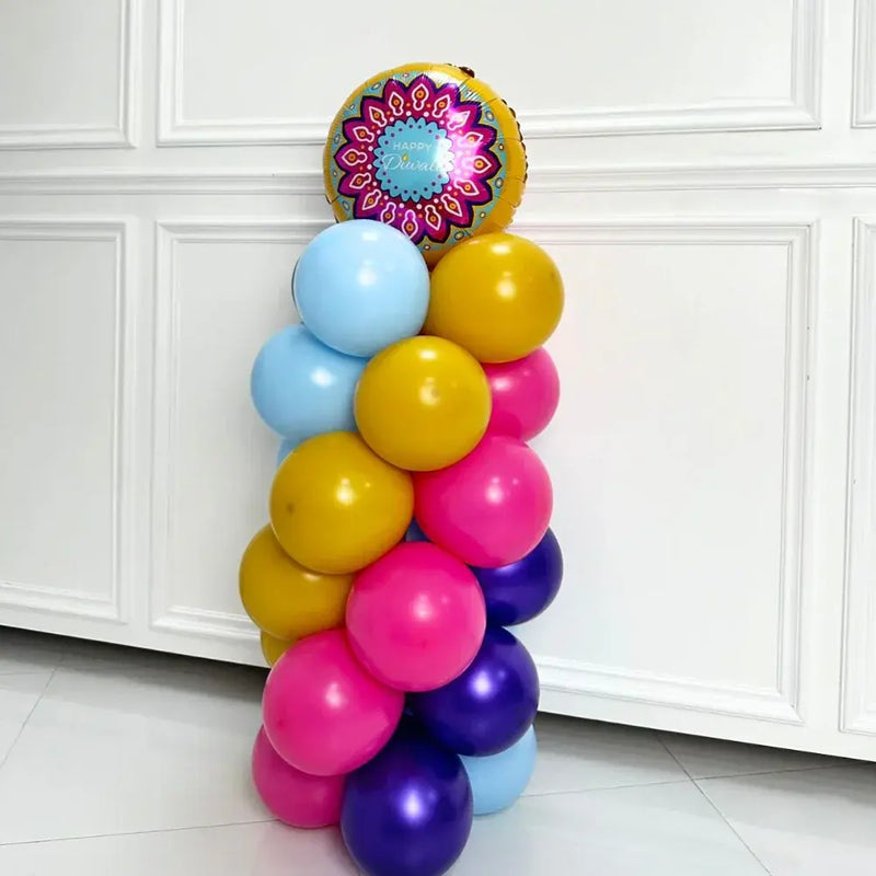 Diwali Balloon Pillar