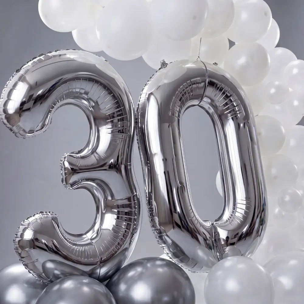 Foil Number Balloon Stack