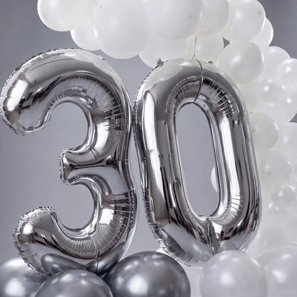 Foil Number Balloon Stack