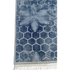 Blue Self Print Rug featuring a floral pattern, perfect for enhancing event decor with elegance and style, suitable for various occasions.