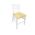 Mini Chiavari Chair with Yellow Stripes Cushion, ideal for children&