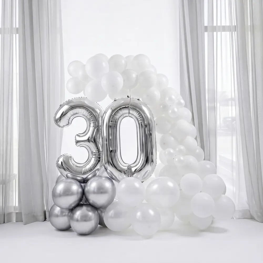 Foil Number Balloon Stack