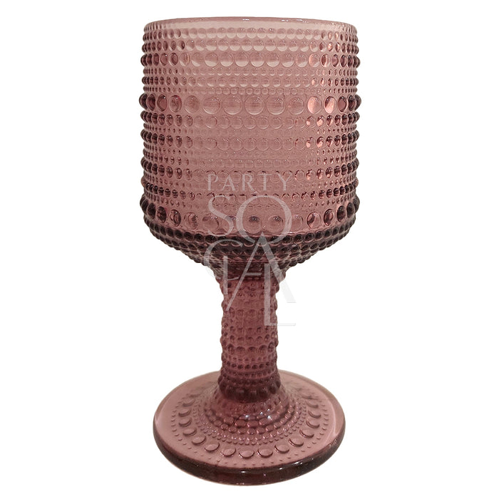 Purple Vintage Pearl Goblet
