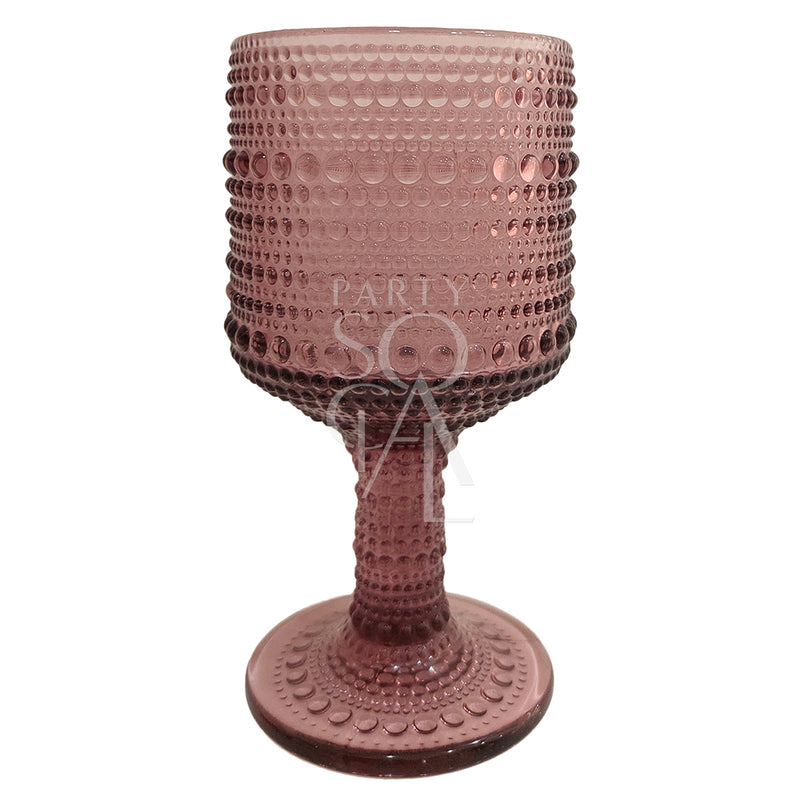 Purple Vintage Pearl Goblet