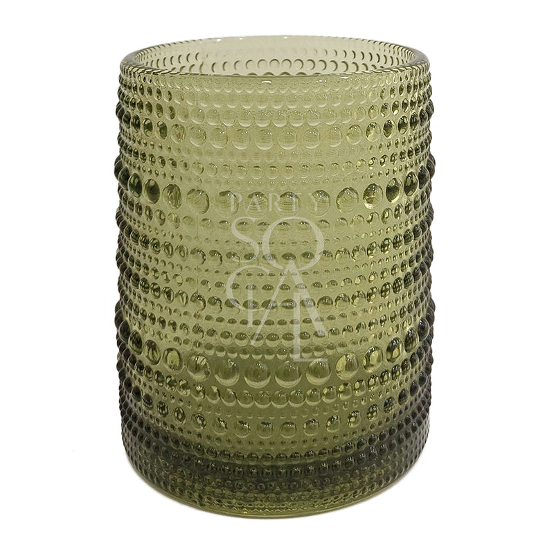 Olive Green Vintage Pearl Tumbler