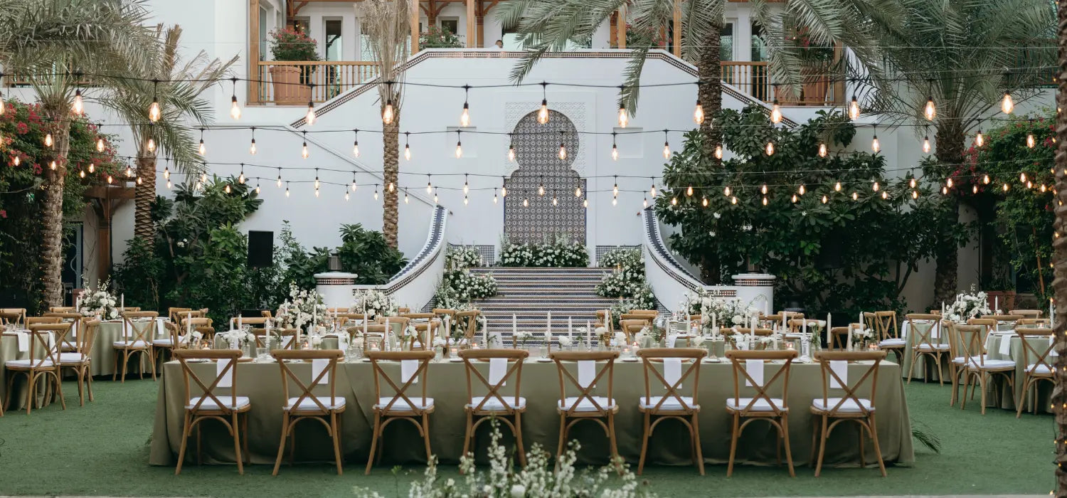 Wedding Table Setup and Decoration